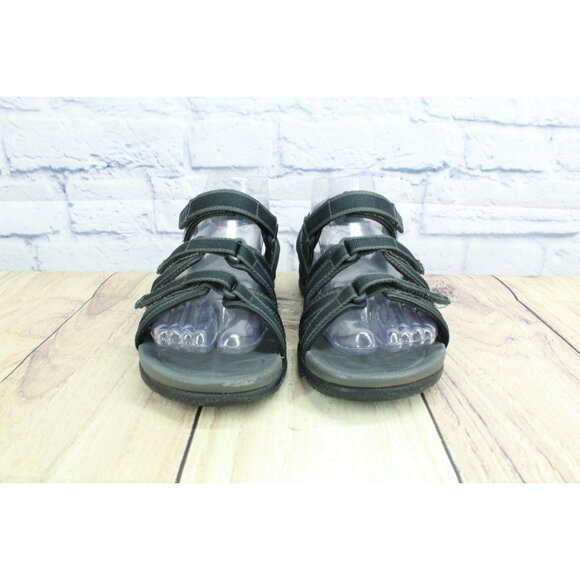 LL Bean Black Nylon Boothbay Sport Hiking Sandals Size 6 M - Picture 3 of 8